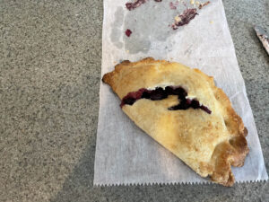 Spencer MA blueberry hand pie from Black Baer Bakery